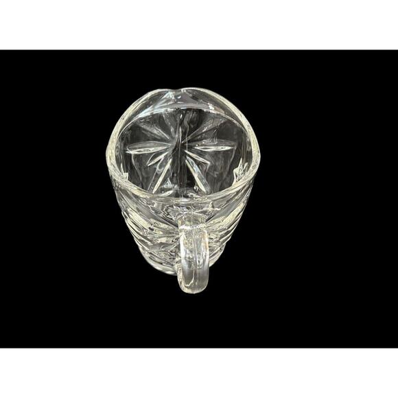 Star Of David Pattern Creamer & Oatmeal Glass Bowls Set Of 4 Replacement Pieces - Picture 8 of 16